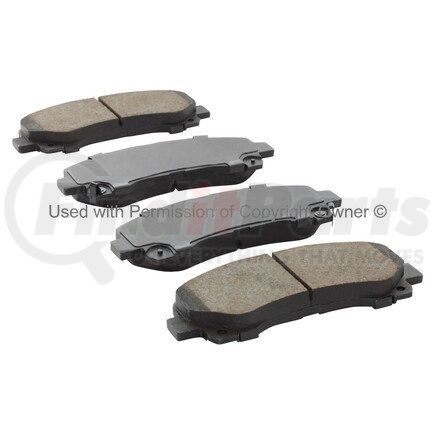 1003-1677C by MPA ELECTRICAL - Quality-Built Disc Brake Pad Set - Black Series, Ceramic