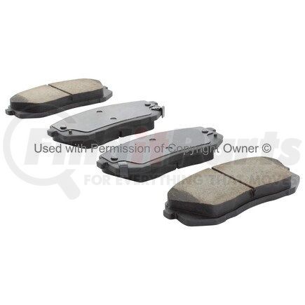 1003-1855AC by MPA ELECTRICAL - Quality-Built Black Series Ceramic Brake Pads w/ Hardware