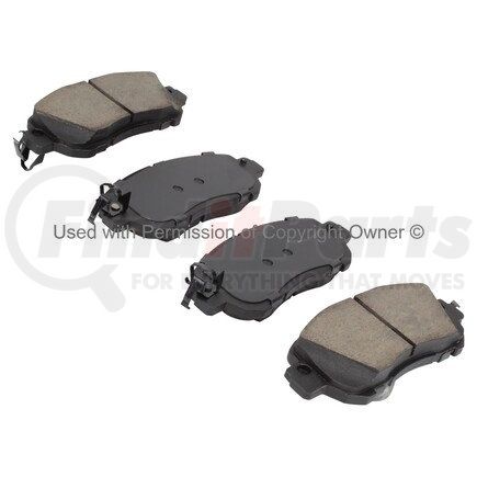 1003-2038C by MPA ELECTRICAL - Quality-Built Disc Brake Pad Set - Black Series, Ceramic