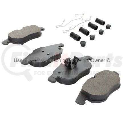 1001-1106C by MPA ELECTRICAL - Quality-Built Premium Ceramic Brake Pads w/ Hardware