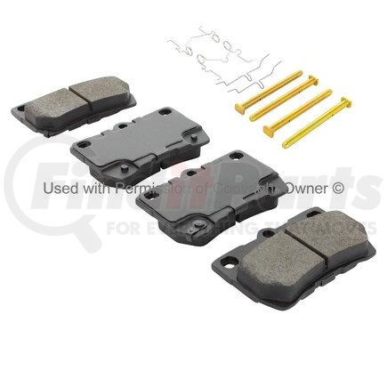 1001-1113AC by MPA ELECTRICAL - Quality-Built Premium Ceramic Brake Pads w/ Hardware