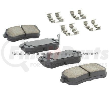 1001-1157M by MPA ELECTRICAL - Quality-Built Premium Semi-Metallic Brake Pads w/ Hardware