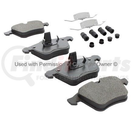 1001-1240M by MPA ELECTRICAL - Quality-Built Premium Semi-Metallic Brake Pads w/ Hardware