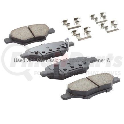 1001-1263M by MPA ELECTRICAL - Quality-Built Premium Semi-Metallic Brake Pads w/ Hardware