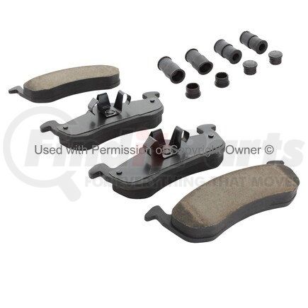 1001-1279M by MPA ELECTRICAL - Quality-Built Premium Semi-Metallic Brake Pads w/ Hardware