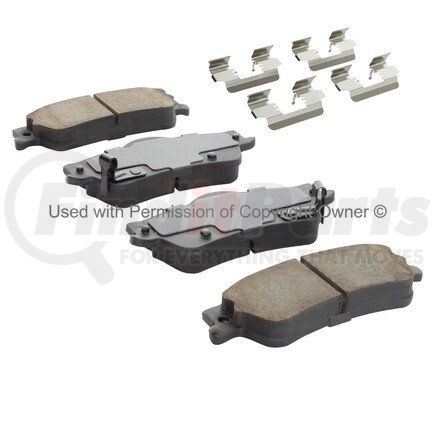 1001-1352C by MPA ELECTRICAL - Quality-Built Disc Brake Pad, Premium, Ceramic, with Hardware