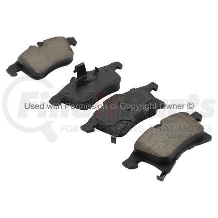 1001-1361C by MPA ELECTRICAL - Quality-Built Premium Ceramic Brake Pads w/ Hardware