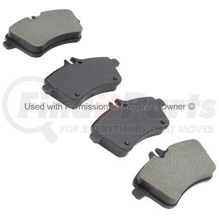 1001-1357M by MPA ELECTRICAL - Quality-Built Premium Semi-Metallic Brake Pads w/ Hardware