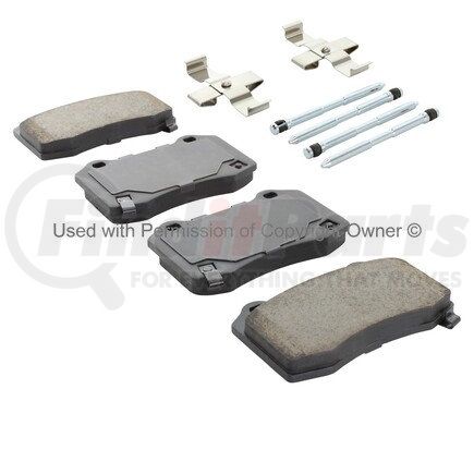 1001-1404M by MPA ELECTRICAL - Quality-Built Premium Semi-Metallic Brake Pads w/ Hardware