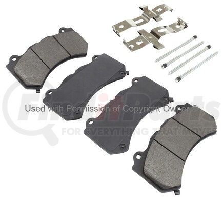 1001-1405AM by MPA ELECTRICAL - Quality-Built Premium Disc Brake Pad Set - Semi-Metallic, with Hardware