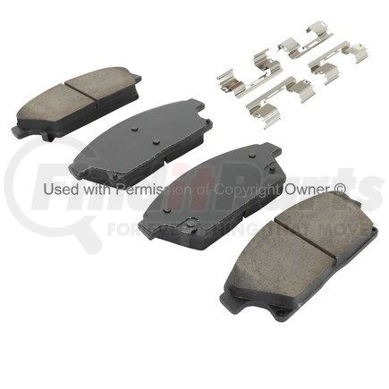 1001-1467M by MPA ELECTRICAL - Quality-Built Premium Semi-Metallic Brake Pads w/ Hardware