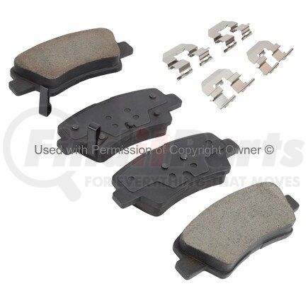 1001-1544M by MPA ELECTRICAL - Quality-Built Premium Semi-Metallic Brake Pads w/ Hardware