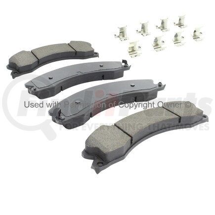 1001-1565M by MPA ELECTRICAL - Quality-Built Premium Semi-Metallic Brake Pads w/ Hardware