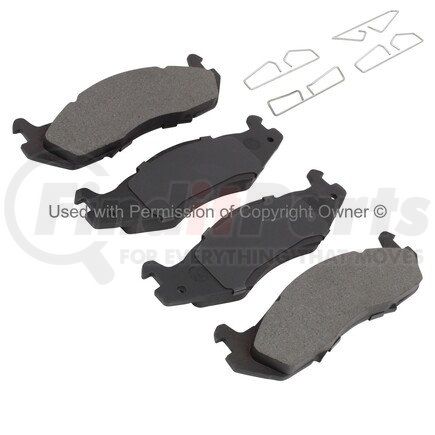 1002-0203M by MPA ELECTRICAL - Quality-Built Work Force Heavy Duty Brake Pads w/ Hardware