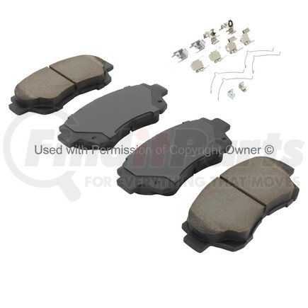 1002-0476M by MPA ELECTRICAL - Quality-Built Work Force Heavy Duty Brake Pads w/ Hardware