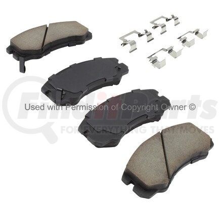 1002-0579M by MPA ELECTRICAL - Quality-Built Work Force Heavy Duty Brake Pads w/ Hardware