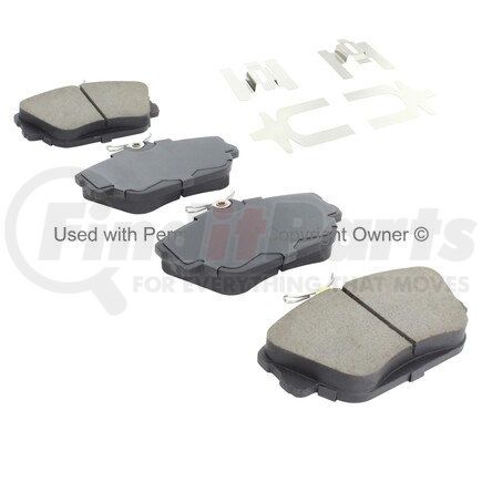 1002-0598M by MPA ELECTRICAL - Quality-Built Work Force Heavy Duty Brake Pads w/ Hardware