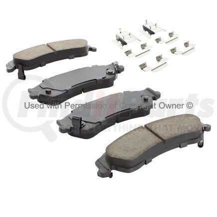 1002-0729M by MPA ELECTRICAL - Quality-Built Work Force Heavy Duty Brake Pads w/ Hardware