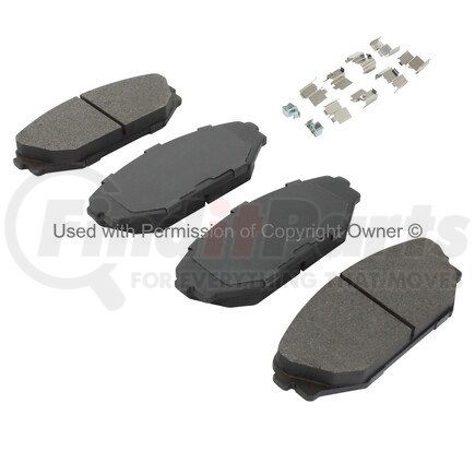 1002-0793M by MPA ELECTRICAL - Quality-Built Work Force Heavy Duty Brake Pads w/ Hardware