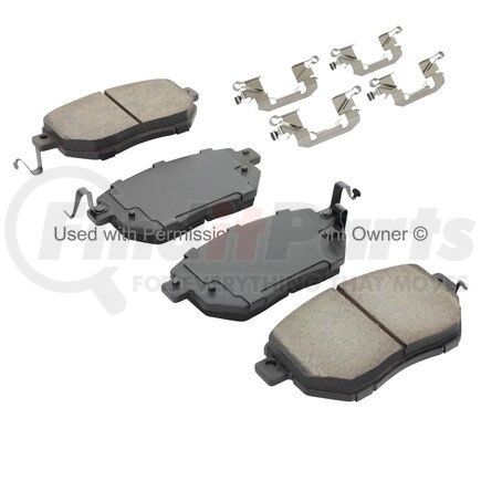 1002-0969M by MPA ELECTRICAL - Quality-Built Work Force Heavy Duty Brake Pads w/ Hardware