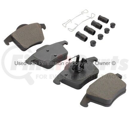 1002-0980M by MPA ELECTRICAL - Quality-Built Work Force Heavy Duty Brake Pads w/ Hardware