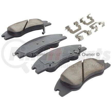 1002-1074M by MPA ELECTRICAL - Quality-Built Work Force Heavy Duty Brake Pads w/ Hardware