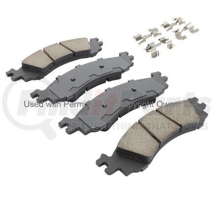 1002-1158M by MPA ELECTRICAL - Quality-Built Work Force Heavy Duty Brake Pads w/ Hardware