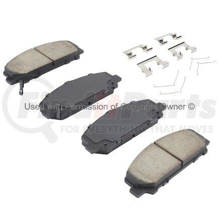 1002-1509M by MPA ELECTRICAL - Quality-Built Work Force Heavy Duty Brake Pads w/ Hardware