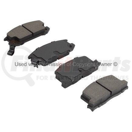 1003-0309C by MPA ELECTRICAL - Quality-Built Black Series Ceramic Brake Pads w/ Hardware