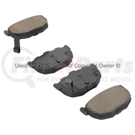 1003-0323AC by MPA ELECTRICAL - Quality-Built Black Series Ceramic Brake Pads w/ Hardware