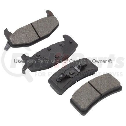 1003-0377M by MPA ELECTRICAL - Quality-Built Black Series Semi-Metallic Brake Pads w/ Hardware