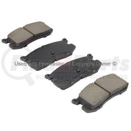 1003-0400C by MPA ELECTRICAL - Quality-Built Black Series Ceramic Brake Pads w/ Hardware