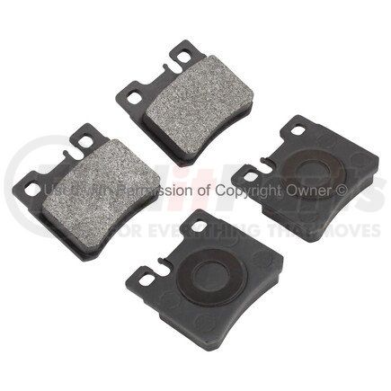 1003-0495M by MPA ELECTRICAL - Quality-Built Black Series Semi-Metallic Brake Pads