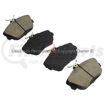 1003-0598M by MPA ELECTRICAL - Quality-Built Black Series Semi-Metallic Brake Pads w/ Hardware