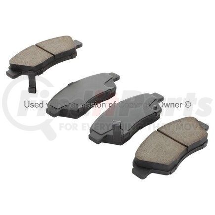 1003-0621AC by MPA ELECTRICAL - Quality-Built Black Series Ceramic Brake Pads w/ Hardware