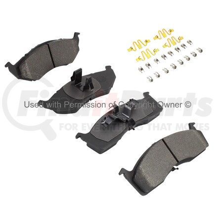 1003-0642C by MPA ELECTRICAL - Quality-Built Black Series Ceramic Brake Pads w/ Hardware