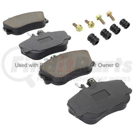 1003-0645C by MPA ELECTRICAL - Quality-Built Black Series Ceramic Brake Pads w/ Hardware