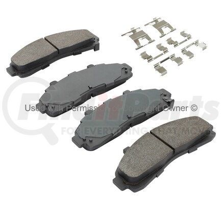 1003-0652M by MPA ELECTRICAL - Quality-Built Black Series Semi-Metallic Brake Pads