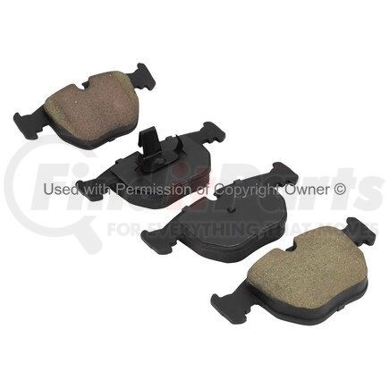 1003-0681AC by MPA ELECTRICAL - Quality-Built Black Series Ceramic Brake Pads w/ Hardware