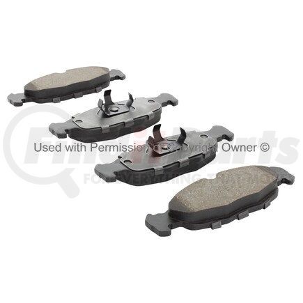 1003-0688C by MPA ELECTRICAL - Quality-Built Black Series Ceramic Brake Pads w/ Hardware