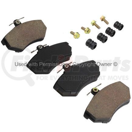 1003-0696C by MPA ELECTRICAL - Quality-Built Black Series Ceramic Brake Pads w/ Hardware