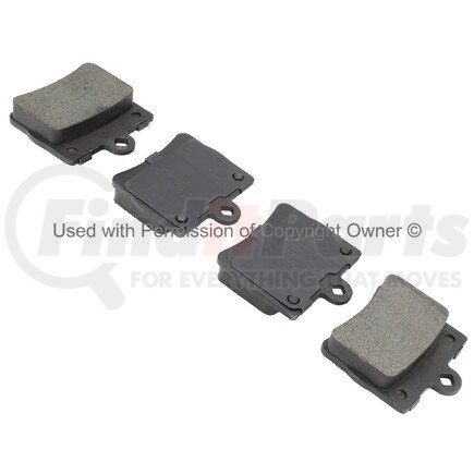 1003-0739C by MPA ELECTRICAL - Quality-Built Black Series Ceramic Brake Pads w/ Hardware