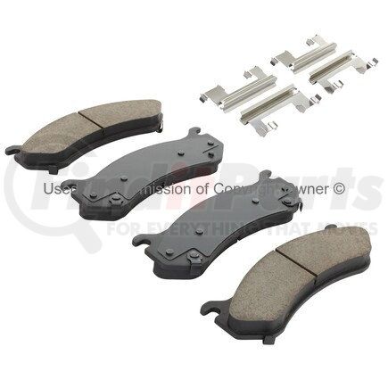 1003-0785M by MPA ELECTRICAL - Quality-Built Black Series Semi-Metallic Brake Pads