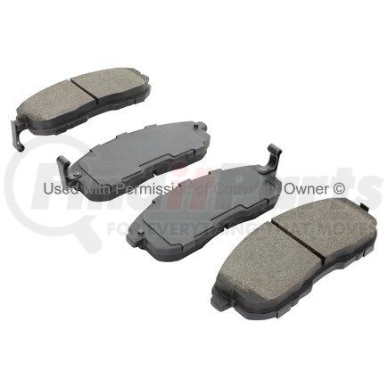 1003-0815AM by MPA ELECTRICAL - Quality-Built Black Series Semi-Metallic Brake Pads