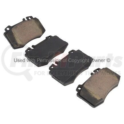 1003-0847AM by MPA ELECTRICAL - Quality-Built Black Series Semi-Metallic Brake Pads w/ Hardware