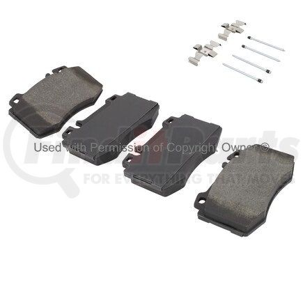 1003-0847BC by MPA ELECTRICAL - Quality-Built Black Series Ceramic Brake Pads w/ Hardware