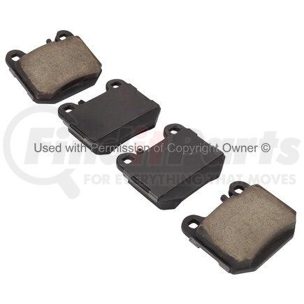 1003-0874M by MPA ELECTRICAL - Quality-Built Black Series Semi-Metallic Brake Pads w/ Hardware