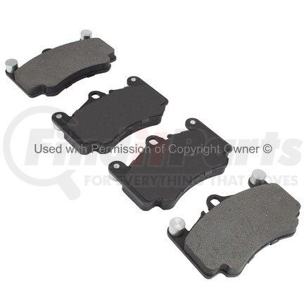 1003-0916M by MPA ELECTRICAL - Quality-Built Disc Brake Pad Set - Black Series, Semi-Metallic, with Hardware