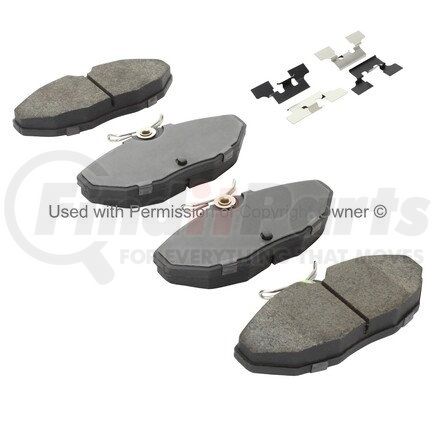 1003-0944C by MPA ELECTRICAL - Quality-Built Black Series Ceramic Brake Pads w/ Hardware