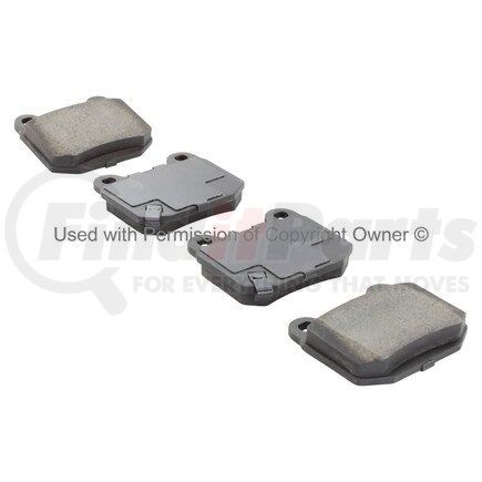 1003-0961AM by MPA ELECTRICAL - Quality-Built Black Series Semi-Metallic Brake Pads w/ Hardware